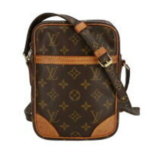 Louis Vuitton Danube Monogram Crossbody Bag Brown